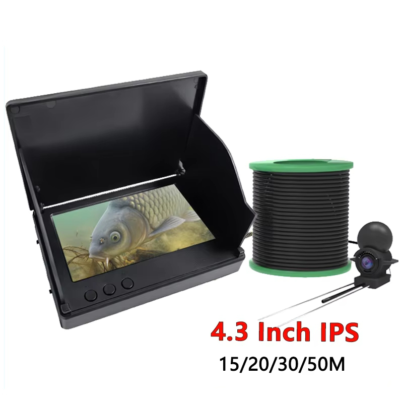 Fishing Depth Finder - Dodosee Handheld 1080P Fish Finder, 4.3''