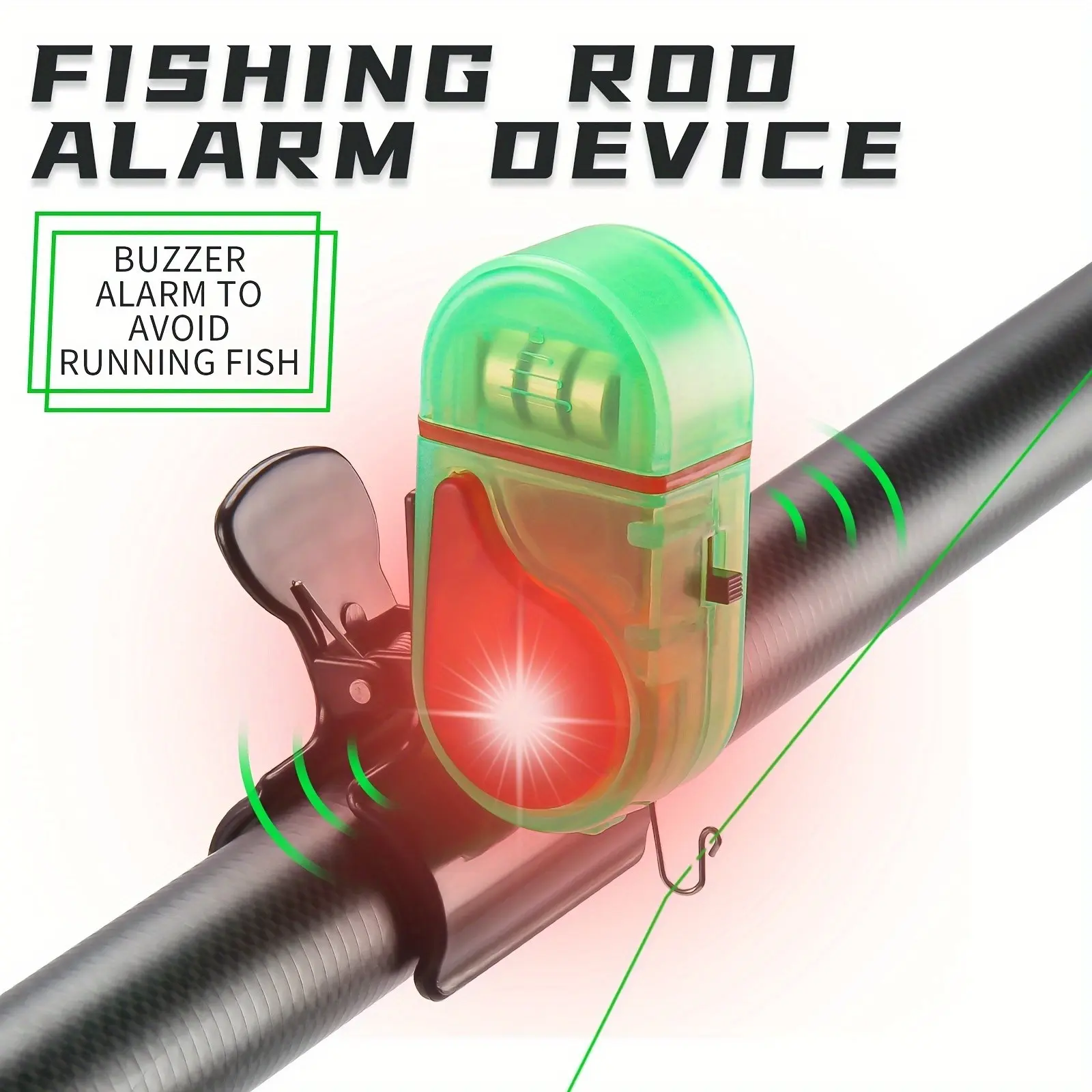 Bite Alarm - 2PCS LED Fishing Bite Alarm, 2025