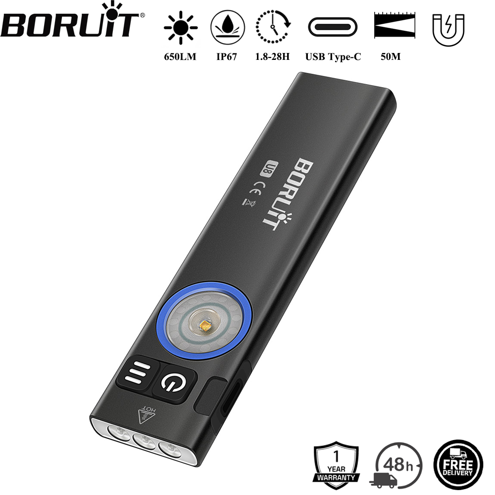 BORUiT U8 650LM EDC LED Flashl - огляд і ціна Fishing Light