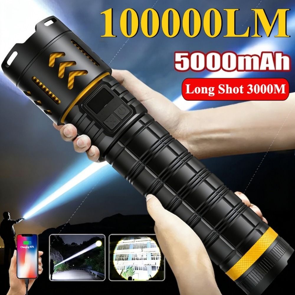 High Power LED Flashlight Zoom - огляд і ціна Fishing Light