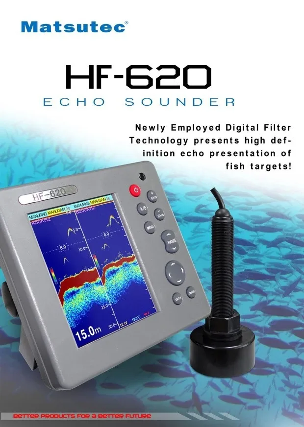 Matsutec HF-620 MARINE COLOR E - огляд і ціна Fish Finder Charger