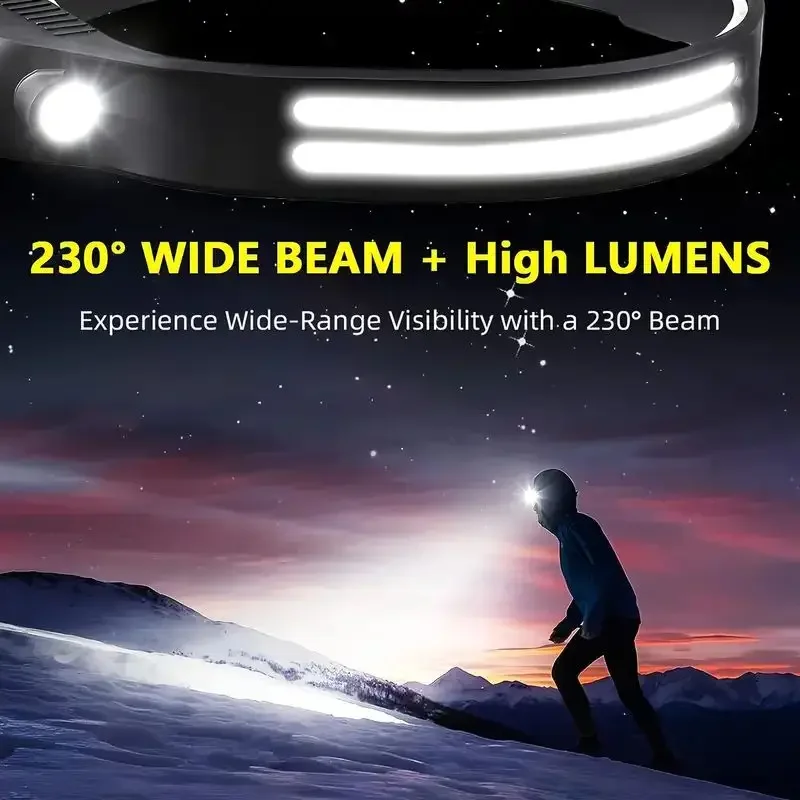 LED Sensor Headlamp Built-in B - огляд і ціна Fish Finder Battery