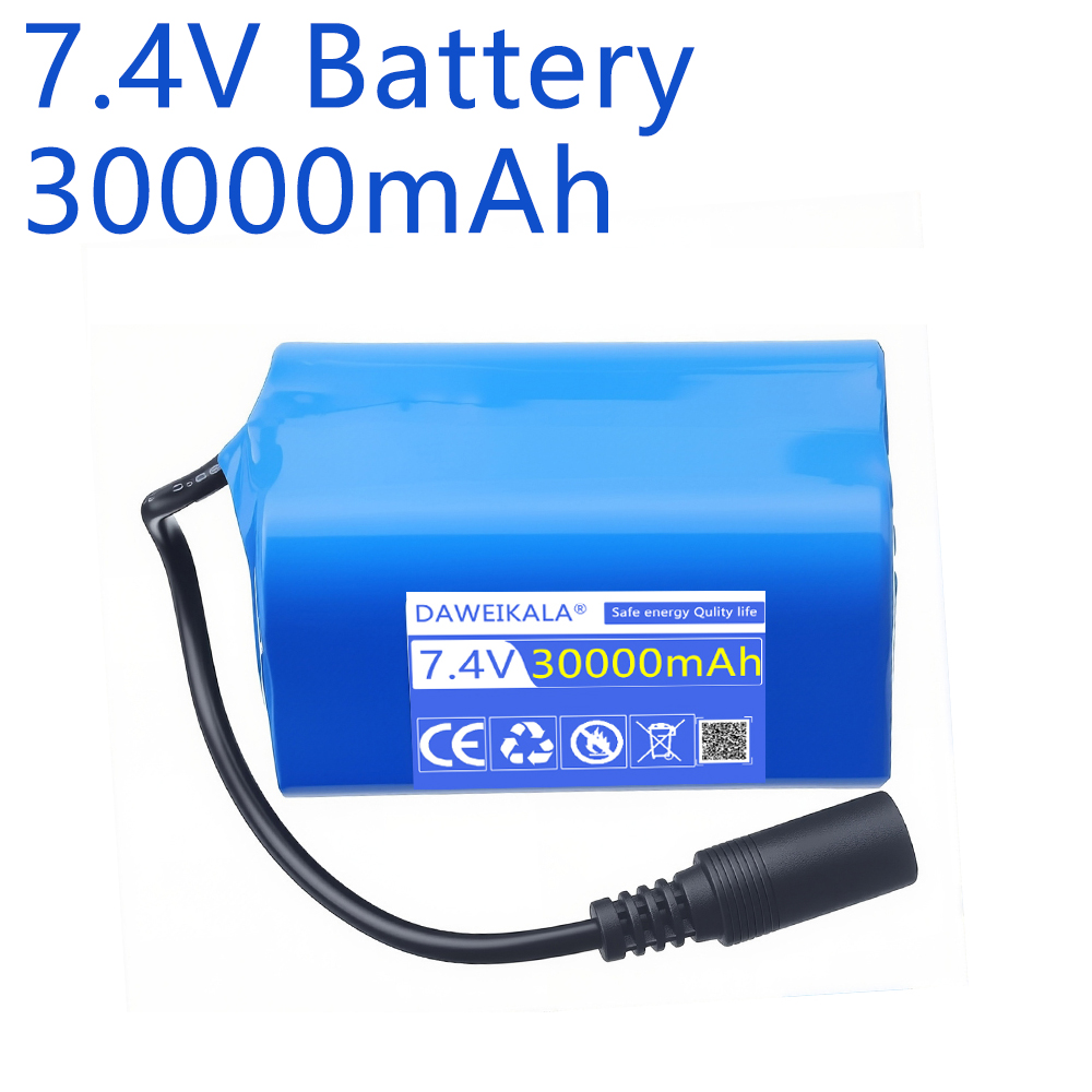 7.4V 30000mAh Battery with USB - огляд і ціна Fish Finder Charger