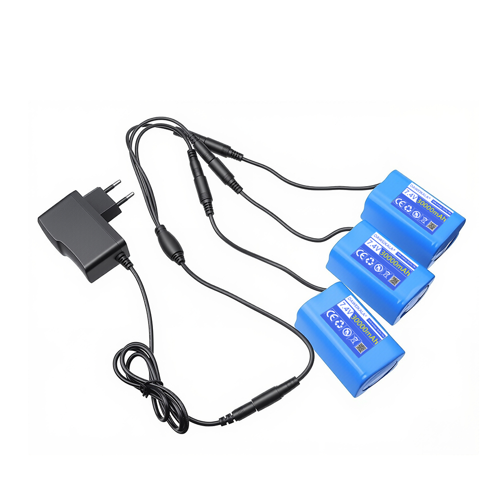 7.4V 30000mAh Battery with USB - огляд і ціна Fish Finder Charger
