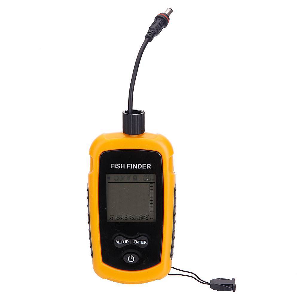 Alarm 100M Portable Sonar Fish - огляд і ціна Fish Finder Transducer