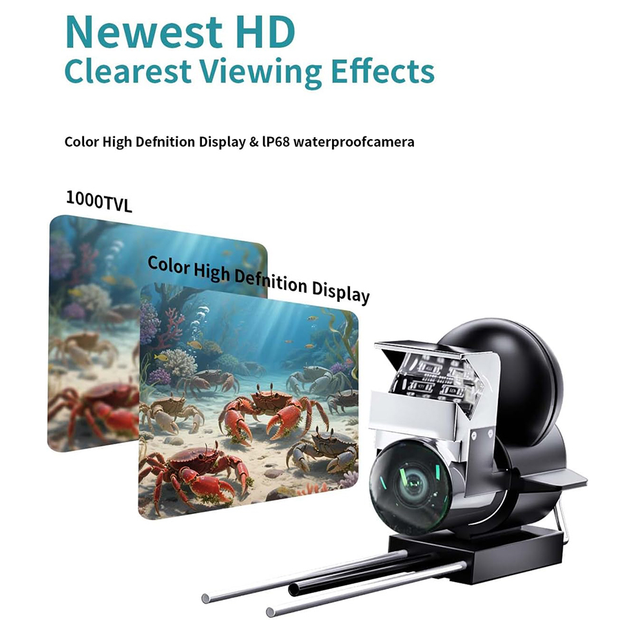 FOURQ Handheld 1080P 4.3'' LCD - огляд і ціна Fishing Depth Finder