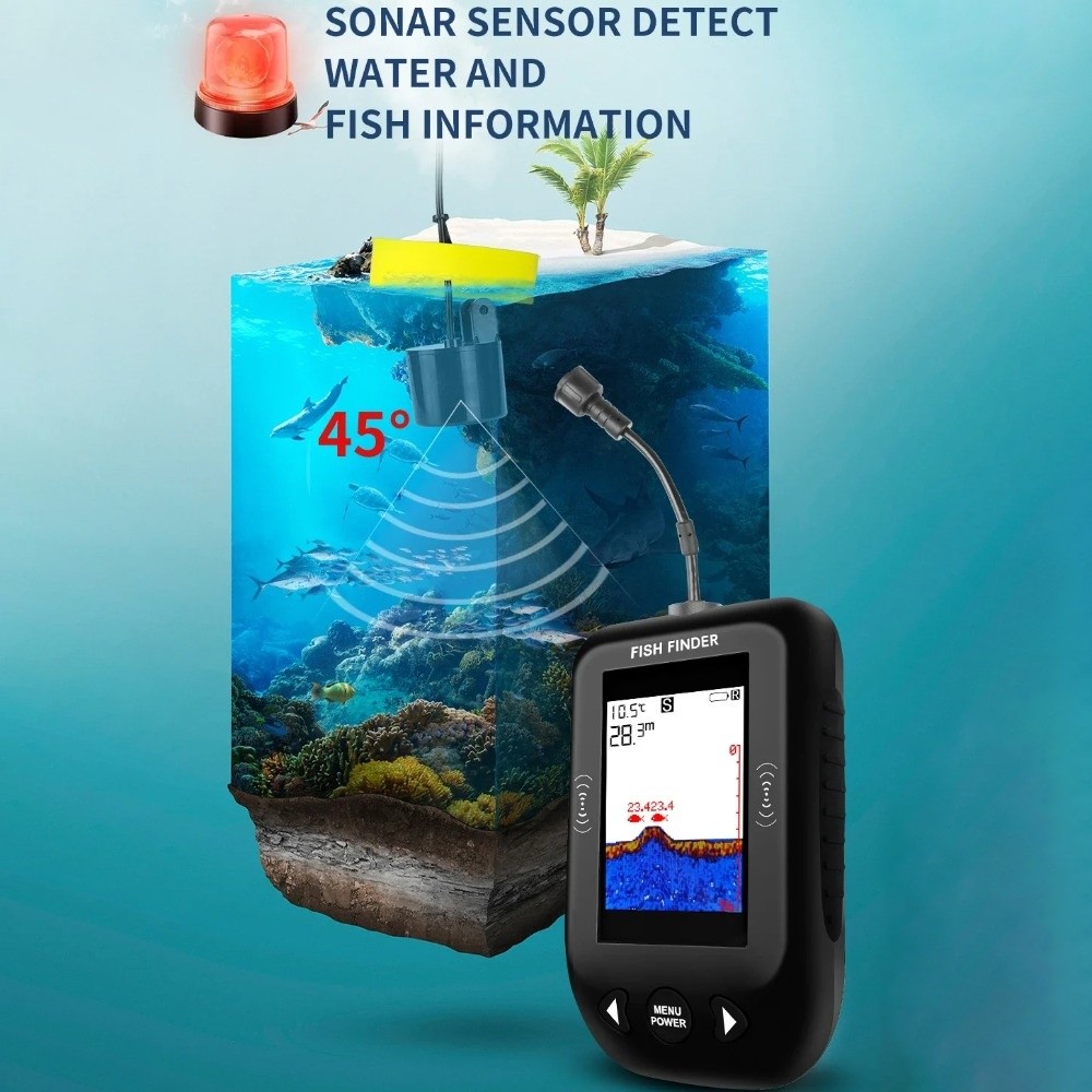 45 Degrees XF03 Fish Finders 1 - огляд і ціна Fish Finder Portable