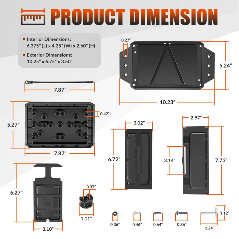 Track Mounted Battery Box for  - огляд і ціна Fish Finder Transducer