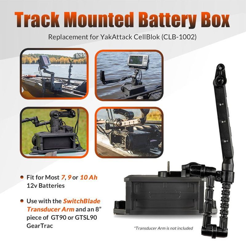 Track Mounted Battery Box for  - огляд і ціна Fish Finder Transducer