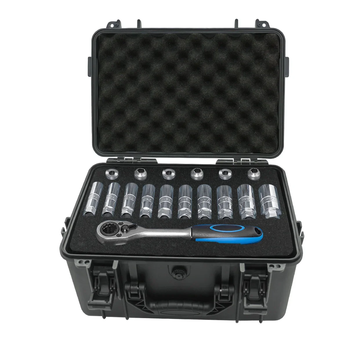 1 portable toolbox with pre cu - огляд і ціна Fish Finder Case