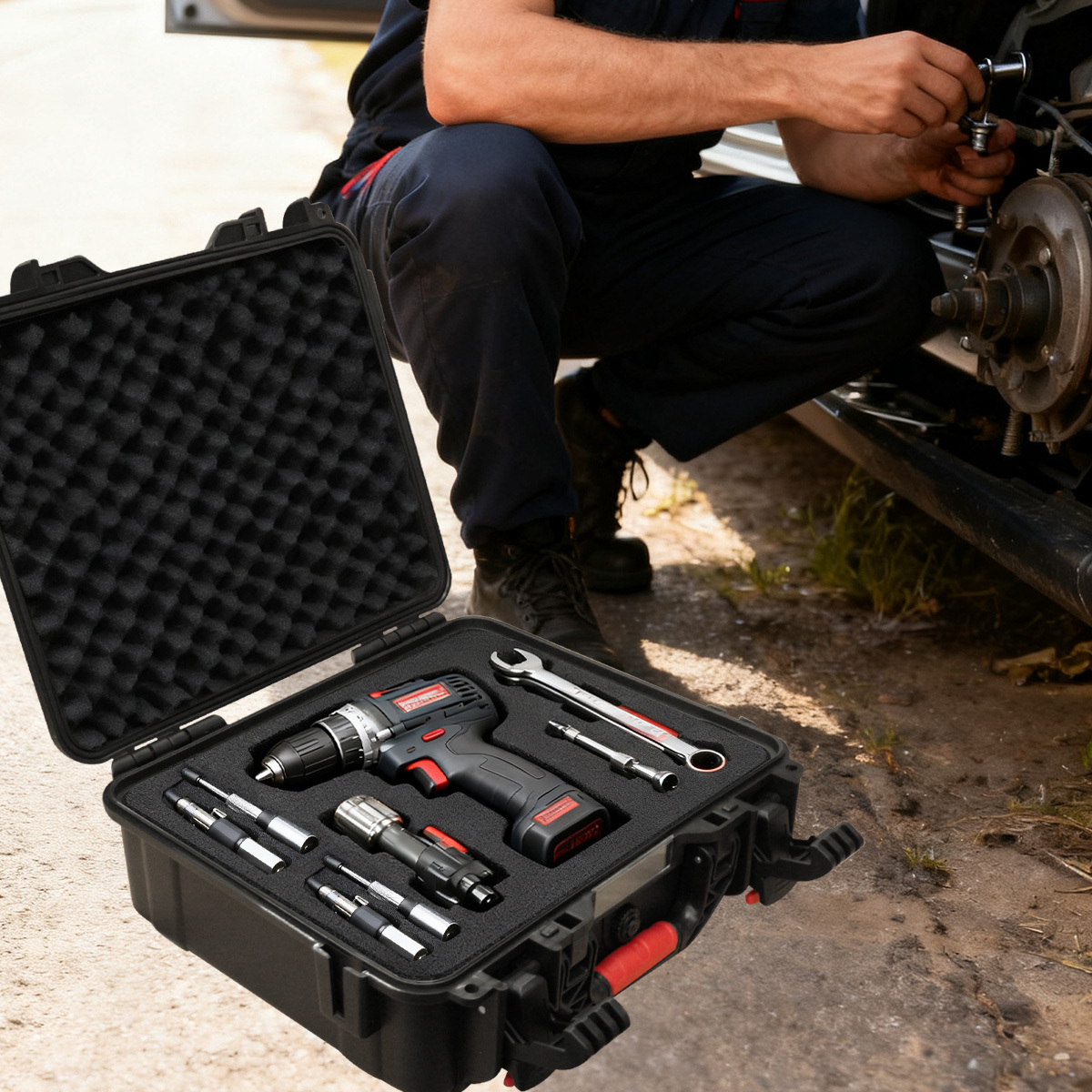 Portable Tool Box with Shock - - огляд і ціна Fish Finder Case
